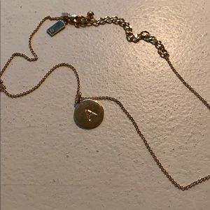 Kate Spade Initial A necklace